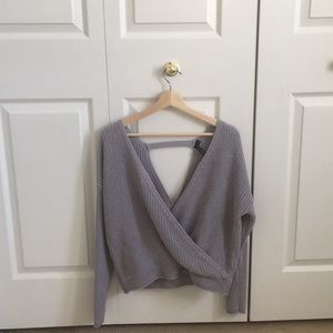 Gray sweater